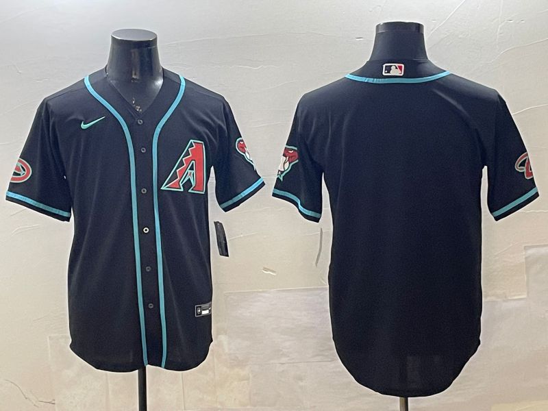 Men Arizona Diamondback Blank Black Game 2025 Nike MLB Jersey style 3->philadelphia eagles->NFL Jersey